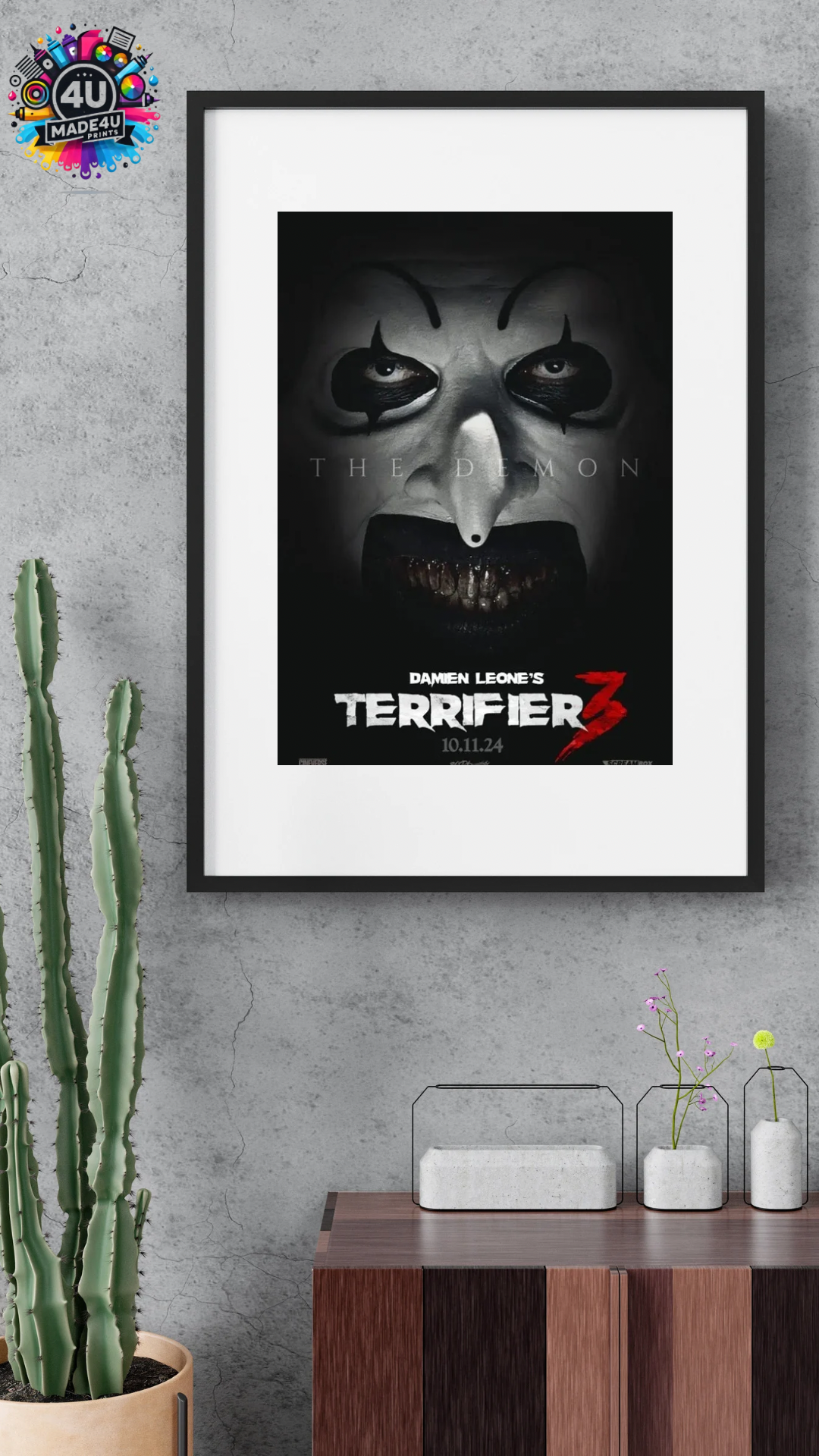 Terrifier 3 “ The Demon “ Poster