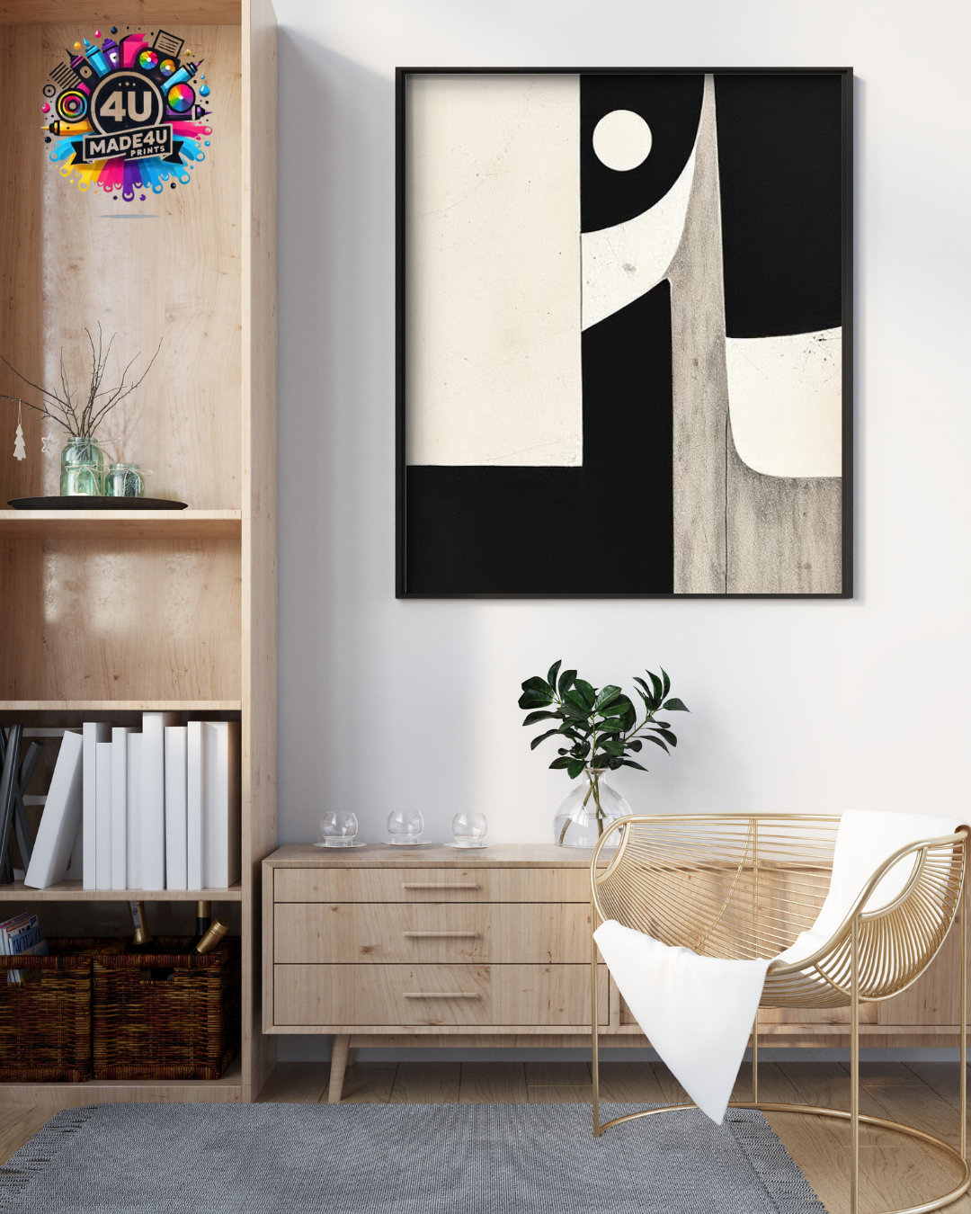 Modern Abstract Wall Art – Bold & Expressive Design